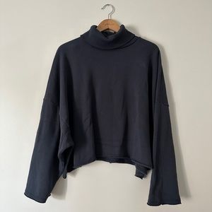 american eagle cropped turtleneck.